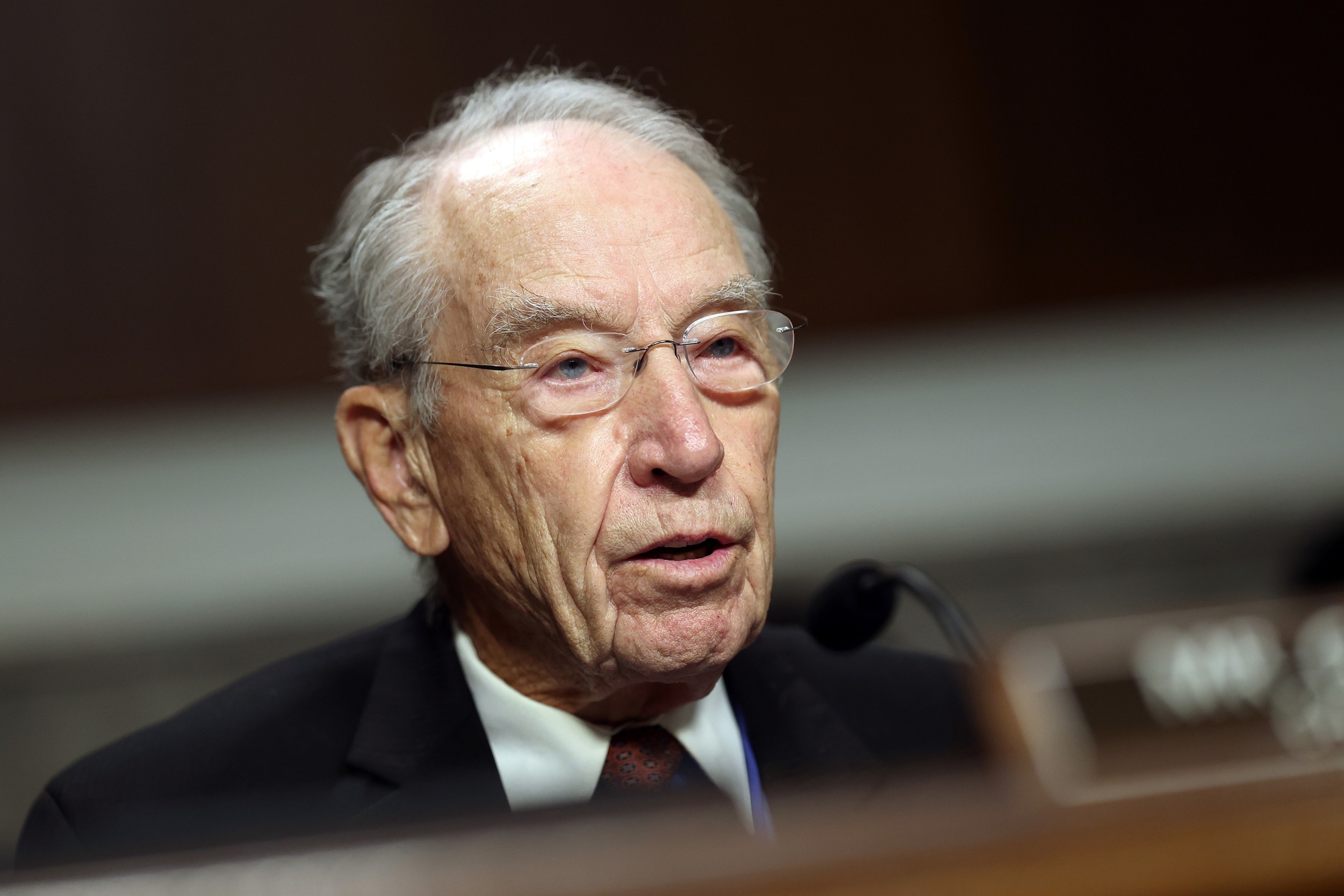 Chairman of the Senate Judiciary Committee Sen. Chuck Grassley presides over a hearing on men in women's sports in the Dirksen Senate Office Building, Sept. 23, 2026, in Washington, D.C.Kevin Dietsch/Getty Images