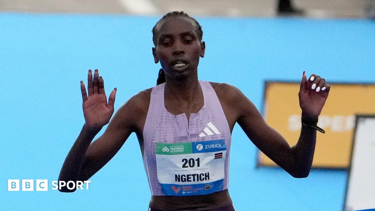 Agnes Ngetich breaks women-only half-marathon record