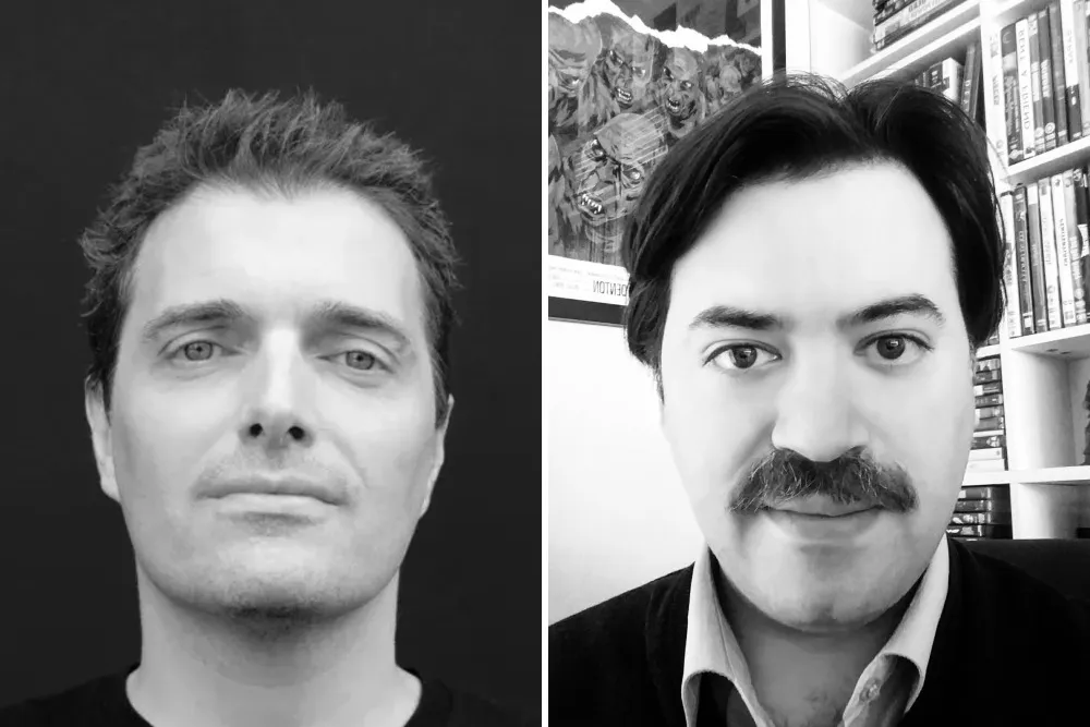 Beyond Fest at American Cinematheque co-founder Christian Parkes, left and head of programming Evrim Ersoy