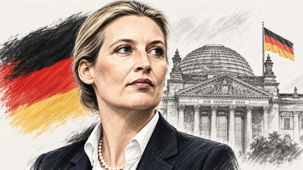 Alice Weidel has led the AfD since becoming a defining figure in its rise. (AI-generated image)