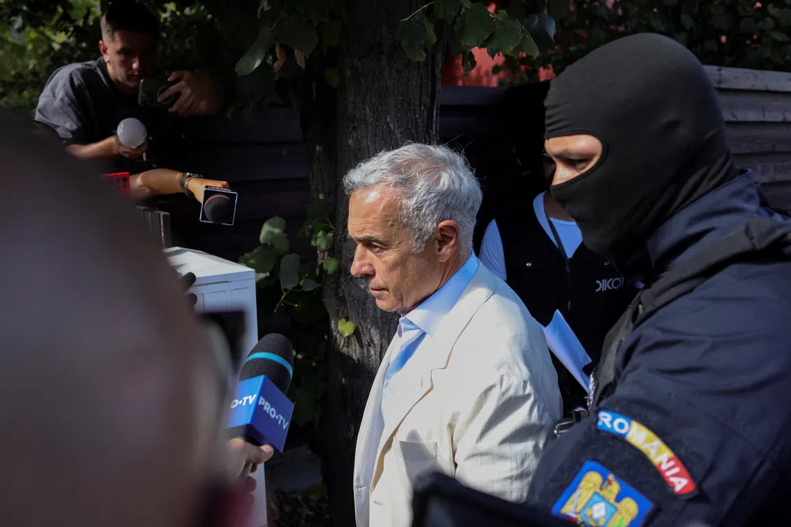 Romanian court rules to detain pro-Russian former presidential candidate pending fraud probe