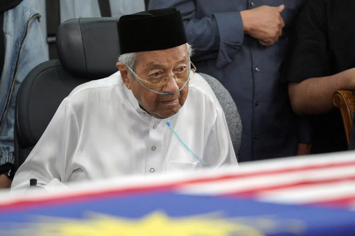 Malaysia’s former PM Mahathir in hospital after wife’s death