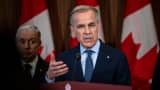 Canadian Prime Minister Mark Carney speaks during a press conference at the West Block on Parliament Hill in Ottawa, Ontario, Canada, on April 14, 2026. 