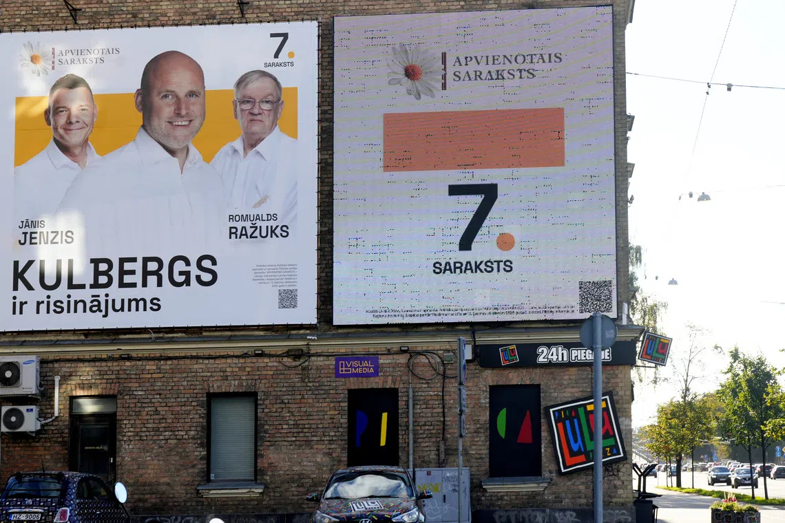 Latvia's pro-Ukraine prime minister leads in poll ahead of Saturday election