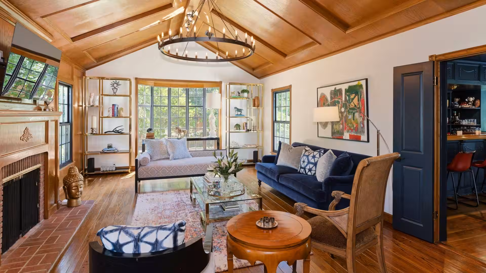 ​The nearly 4,000-square-foot Tudor-style home sits on 1.25 acres near Griffith Park.