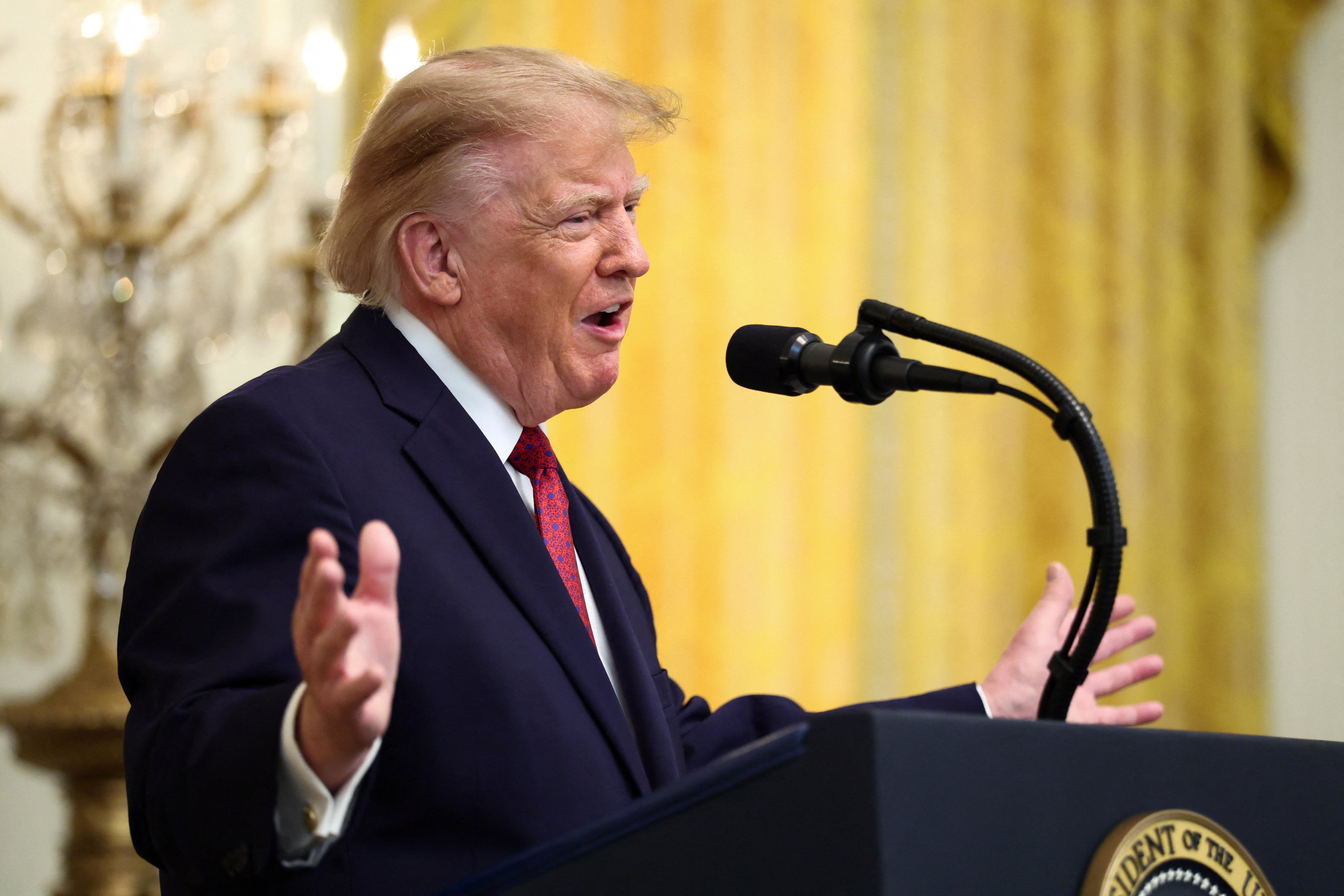 Donald Trump led a surreal ‘Hispanic Heritage Month’ event at the White House on Wednesday