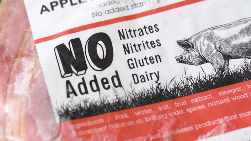 An example of the claims made on retail packaging.