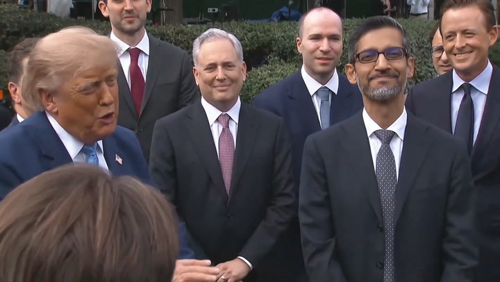 Donald Trump calls Google CEO Sundar Pichai 'monster' at 'Super Intelligence' summit