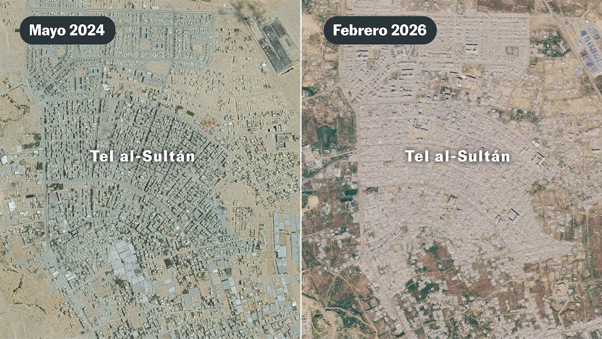 Las nuevas imágenes de Google Maps muestran una Gaza en ruinas: los mapas antes y después