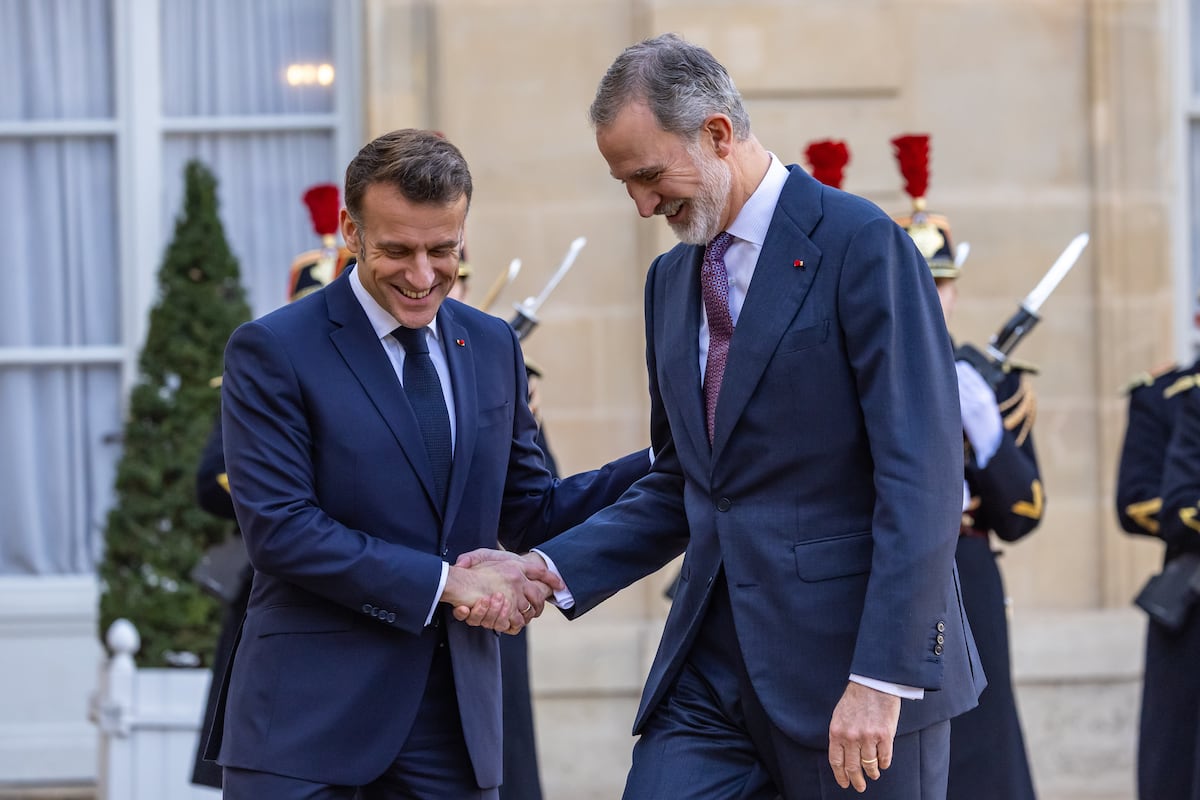 Macron visita España en un viaje de Estado con ecos de final de una era