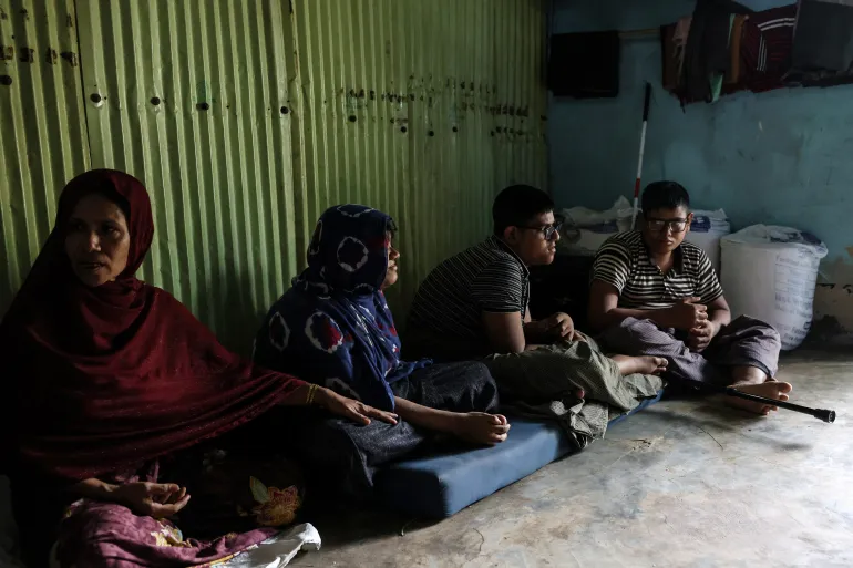 A Rohingya refugee camp in Cox’s Bazar, Bangladesh