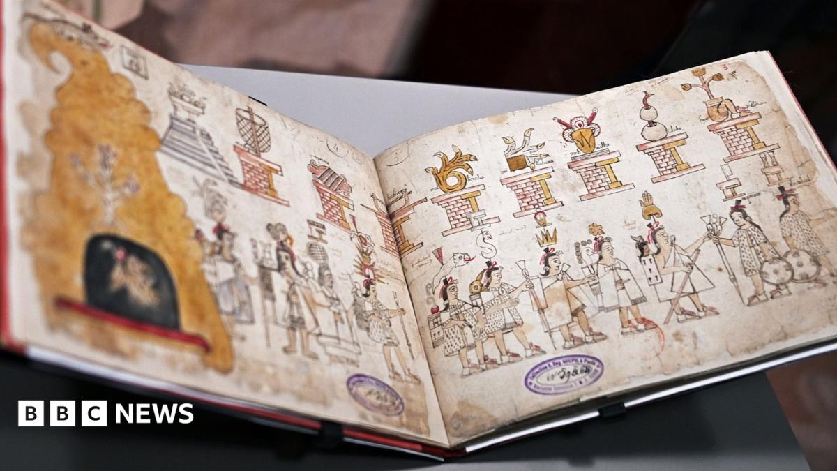 Watch: Aztec codex on display in Mexico for first time in 186 years