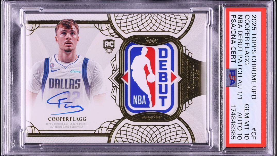 Cooper Flagg's rookie debut patch card sells for record $8.04 million - ESPN