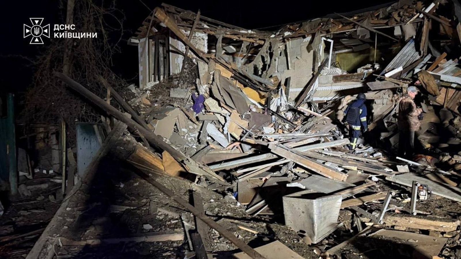 Russia pounds the Kyiv region, killing 4 and targeting the power grid