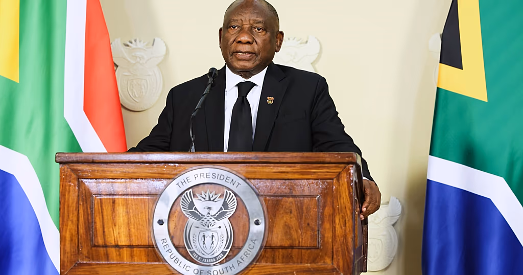 South Africa's Ramaphosa announces measures against gender-based violence