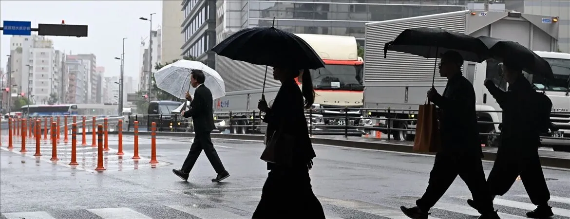 Central Tokyo logs record 34 straight days of rain