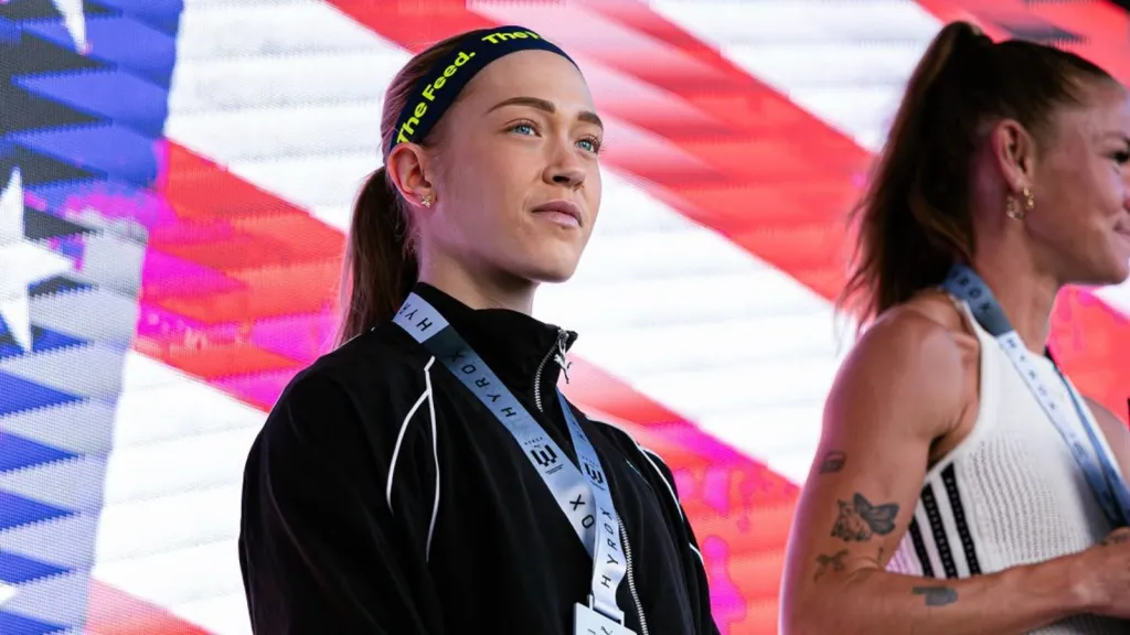 Joanna Wietrzyk at the Beijing Hyrox championship (Insta@joannawietrzyk).