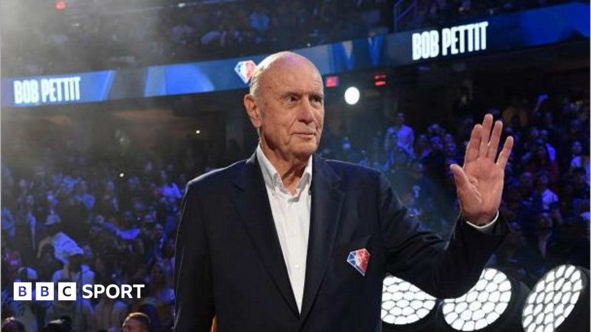 Bob Pettit: NBA's first MVP recipient and 11-time All-Star dies aged 93