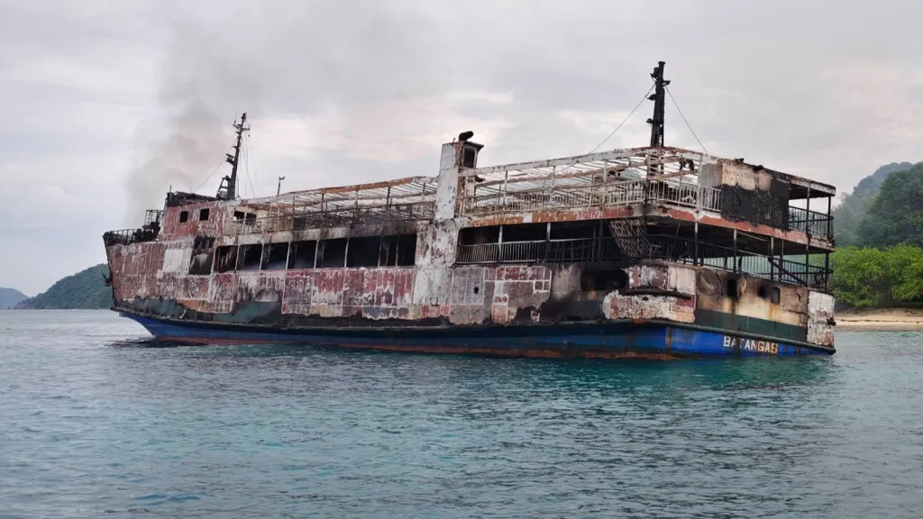 Philippines ferry fire